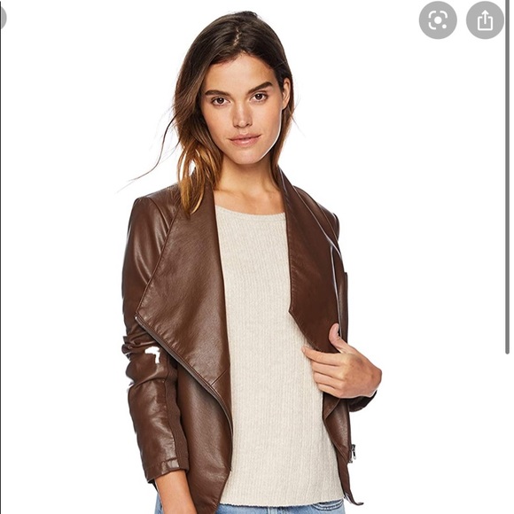 BB Dakota Jackets & Blazers - BB Dakota Gabrielle Vegan Leather Jacket NWT